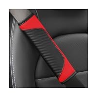 2 Coperture Cinture Sicurezza Auto RGOAANC - Fibra Carbonio Per