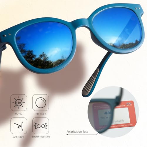 Image of EYEBUDDY Kids Toddler Sunglasses Age 2-4 /3-5 Boys Girls Polarized UV Protection Sun Glasses for Age 2-8