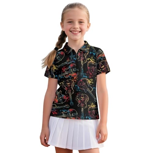 Chemise d'été légère pour fille idéale pour les cours de tennis en plein air