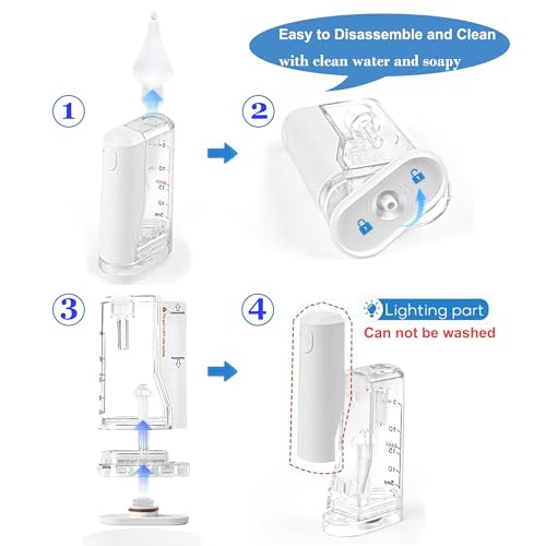 Image of Replaceable Mucus Collector with Night Light Tip for SAICHEEK Electric Nasal Aspirator BC-026