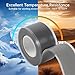 Anyknow 4-Pack Gray Self Fusing Silicone Tape (40 Ft Total) - Industrial Grade Rubber Tape for Metal Pipe Repair & Conduit Sealing - Waterproof, Air-Tight & Easy-Peel Insulation Wrap