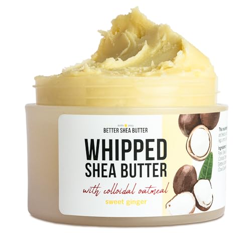 Whipped Shea Butter with Ginger Essential Oil Blend - Rich Body Butter