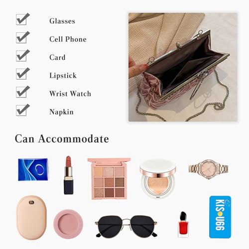 CORIOS Wieczorowa kopertówka w stylu vintage z lat 20. XX wieku dla kobiet błyszcząca torebka z cekinami torebka ślubna brokatowa torebka crossbody z kryształami górskimi elegancka kryształowa torba
