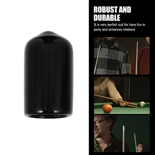 BESPORTBLE 10 pcs Cue Head Capas de Proteção Borracha Dicas de Bilhar Dicas Billiard Piscina Acessór