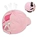 Girls Criss Cross Ponytail Hat Adjustable Mesh Baseball Cap Kids Quick Dry Sports Hats for All Seasons Age 6-12