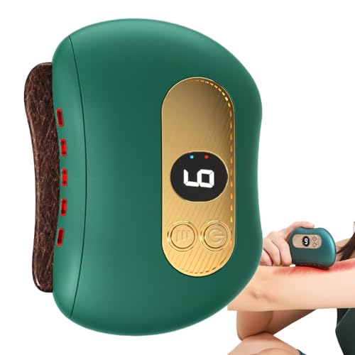 Mppchhn Masajeador De Espalda,Herramienta Raspadora Eléctrica - Rascador De Vibración Para El Rostro - Para Tejido Profundo Pies Cuello Espalda Piernas Cara Hombros Músculos Mujeres Hombres Padre