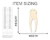 Unfinished Wood Fresno Nightcrawler Shape Craft up to 46" 30" / 1/2" #2
