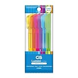 Marca-texto CIS Lumini Lite Neon, Estojo com 6 cores