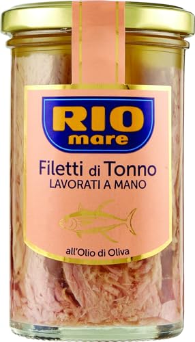Rio Mare - Filetti Di Tonno All'Olio Di Oliva, Lavorati A Mano, 1 Vasetto Da 250G