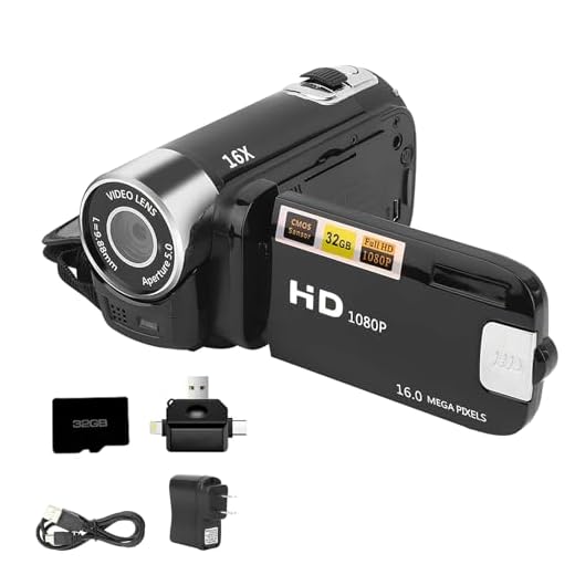 Heliora Protable Digital Camcorder, 1080P Vintage Camcorder DV Cam Corder
