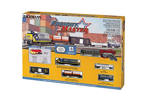 Bachmann Trains - Freightmaster Ready To Run 60 Piece Electric Train Set - N Scale #TOP1