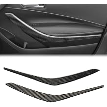 Real Carbon Fiber Interior Door Armrest Handle Panel Trim Compatible with 20202026 Toyota Corolla & 20192026 Corolla Hatchback, Interior Decor Sticker Accessories