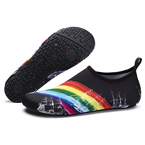 JaneTroides Barfuß Wassersport Badeschuhe für Damen Herren Wasserschuhe Schwimmschuhe Damen Strandschuhe Aquaschuhe Unisex Schnell Trocknend rutschfest Leicht - Image 6