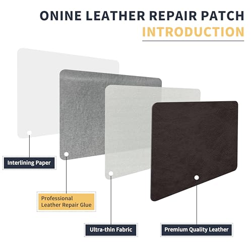 image for ONine Leather Repair Patch，Leather Repair Tape, 16 x 90 inches Leath