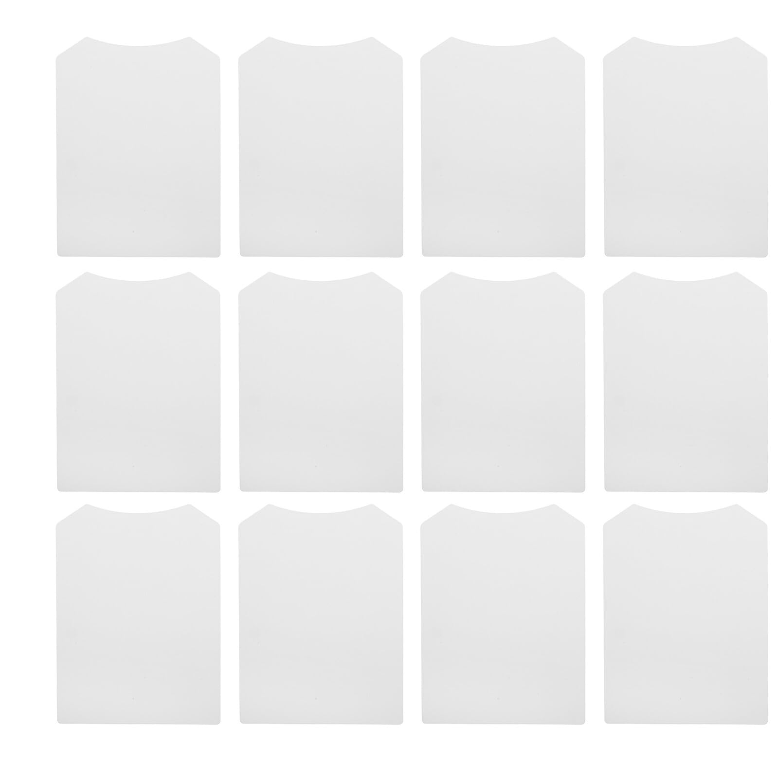 Insert pour emballage de chemise carton blanc rigide de doublure de vêtements 50 pcs