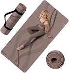 Yoga Mat High Density Exercise Mat, 76"x32"x0.27"Thick Wide & Large Yoga Mat for Women Men, Professional POE Workout Mat for Yoga, Pilates, Fitness & Stretching