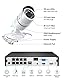 ZOSI 8CH 2K 5MP POE Überwachungskamea Set, 8X Netzwerk IP Kamera Überwachung Aussen Set mit 2TB Festplatte, Bewegungserkennung, IR Nachtsicht
