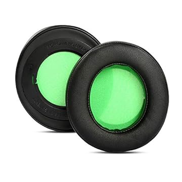 Almofadas de substituição para fones de ouvido Razer Kraken Pro V2 7.1 Chroma V2, Verde