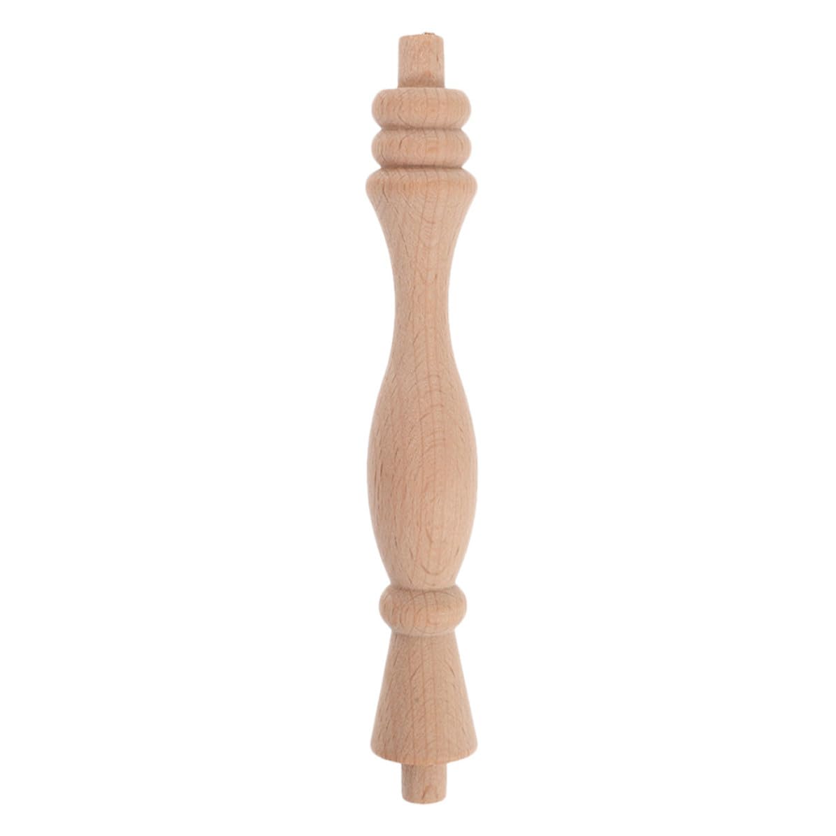 Levemolo Wooden Baluster Spindles Beige Wood Column with Easy Installation and Longterm Durability for Staircase and Furniture Decoration for Outdoor and Garden Use
