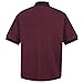 Red Kap Men's Performance Knit Twill Shirt, Burgundy/Black, Short Sleeve X-Large