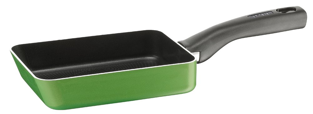 Sartén para tamagoyaki T-fal que evita que el huevo se pegue o rompa al hacer rollos japoneses