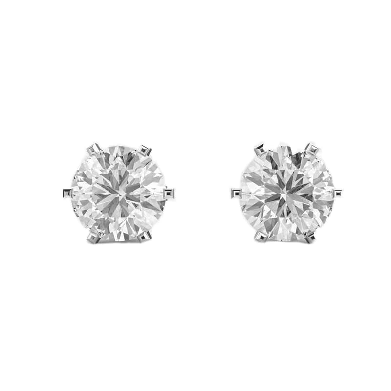 Clous d'oreilles solitaires argent anti-allergie et légers en plaqué or