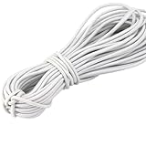 Chenxi Studio Weiche elastische Kordel für hautfreundliche und Kleidungsherstellung, rundes Gummiseil für bequeme Haar-Accessoires und Nähen, handgefertigte Schmuckgummis