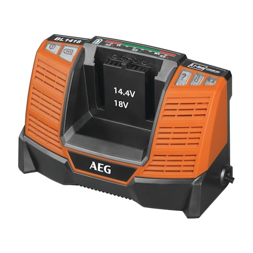 AEG -Chargeur BL1418 – Chargeur de Batterie 14 à 18 V – avec indicateur de Niveau de Charge – pour Batterie Pro Li-ION