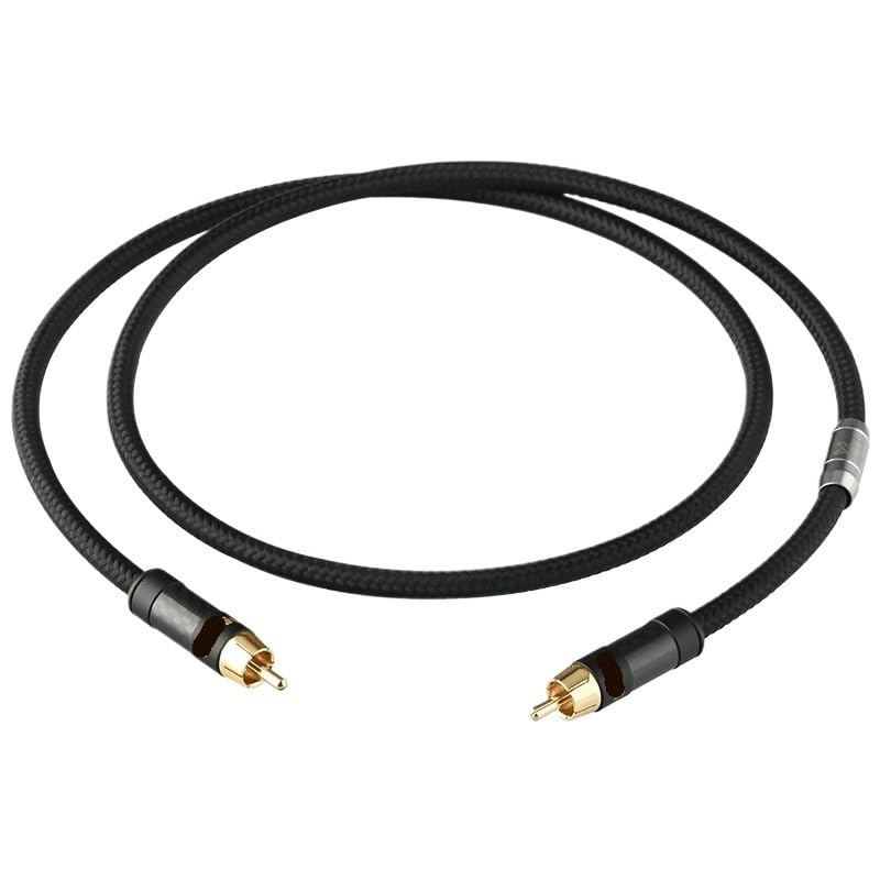 Digital coaxial Audio Cable 75 Ω subwoofer Cable Output TV Power Amplifier Connection line(300CM)