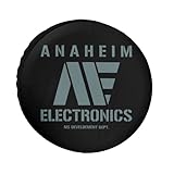 タイヤカバー 機動戦士zガンダム アナハイム・エレクトロニクス タイヤ保管カバー タイヤ収納袋 スペアタイヤカバー タイヤ袋 防水防塵 汚れ防止 日焼け止 軽自動車 汎用 取付簡単 カー用品 13/15/16/17/18インチ