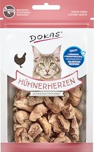 DOKAS Liofilizowane Serduszka Kurczaka 6 x 15 g