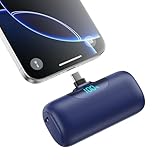 【Mini Power bank para Teléfonos USB C】Este power bank cuenta con un puerto de carga USB C especialmente diseñado que permite cargar su teléfono directamente sin la necesidad de cables adicionales. Este cargador portátil es ampliamente compatible con iPhone Air, iPhone 17, 17Pro, 17 Pro Max, iPhone 16/16 Plus/16 Pro/16 Pro Max, iPhone 15/15 Plus/15 Pro/15 Pro Max, Samsung Galaxy S22/S23/S24/S25, Google Pixel, LG, Moto y otros dispositivos Android con puerto de carga USB C.