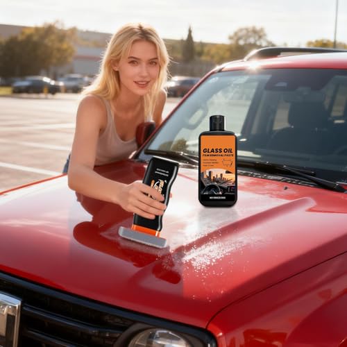 Cepillo limpiador para película de cristales de coche y espejos con líquido de 120 ml 2