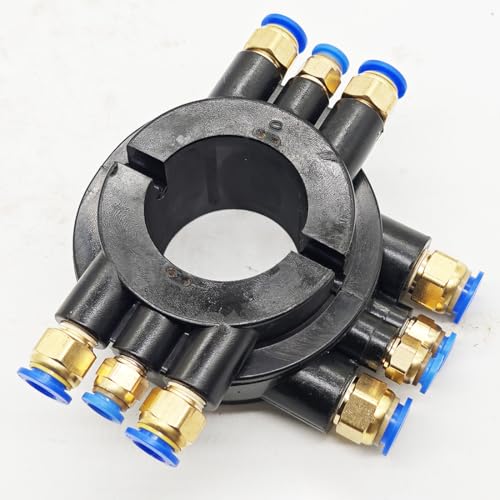 HNZZQFR 1PC Tire Changer Parts Rotary Coupler Coupling 10-Way Air Valve Wheel Balancer (with Connector)