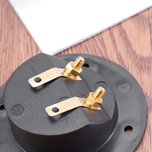 Toyvian 2Pcs 2 Vias Caixa de Alto-Falante Terminal Copo Conector Redondo Alto-Falante Vinculativo Po