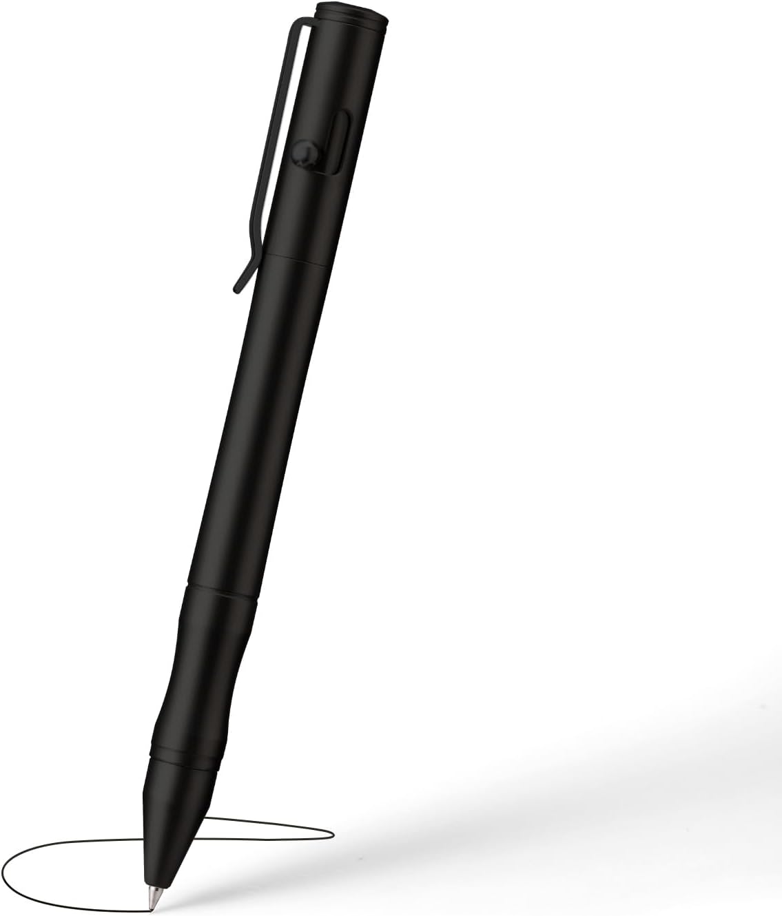 Origin-Joy SS01 Bolt Action Pen, Heavy EDC Metal Pen (Black)