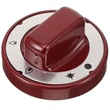 HOMOCONO Manopola per Cucina per Design Ergonomico Diametro 70mm e ABS Rosso Resistente al Calore Fornello Gas Stufa a Gas