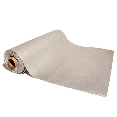 Shoptoria Tischläufer Silber 40cm x 24lfm Tischband Goldene Hochzeit Tischdeko Tischläufer 24m Cover