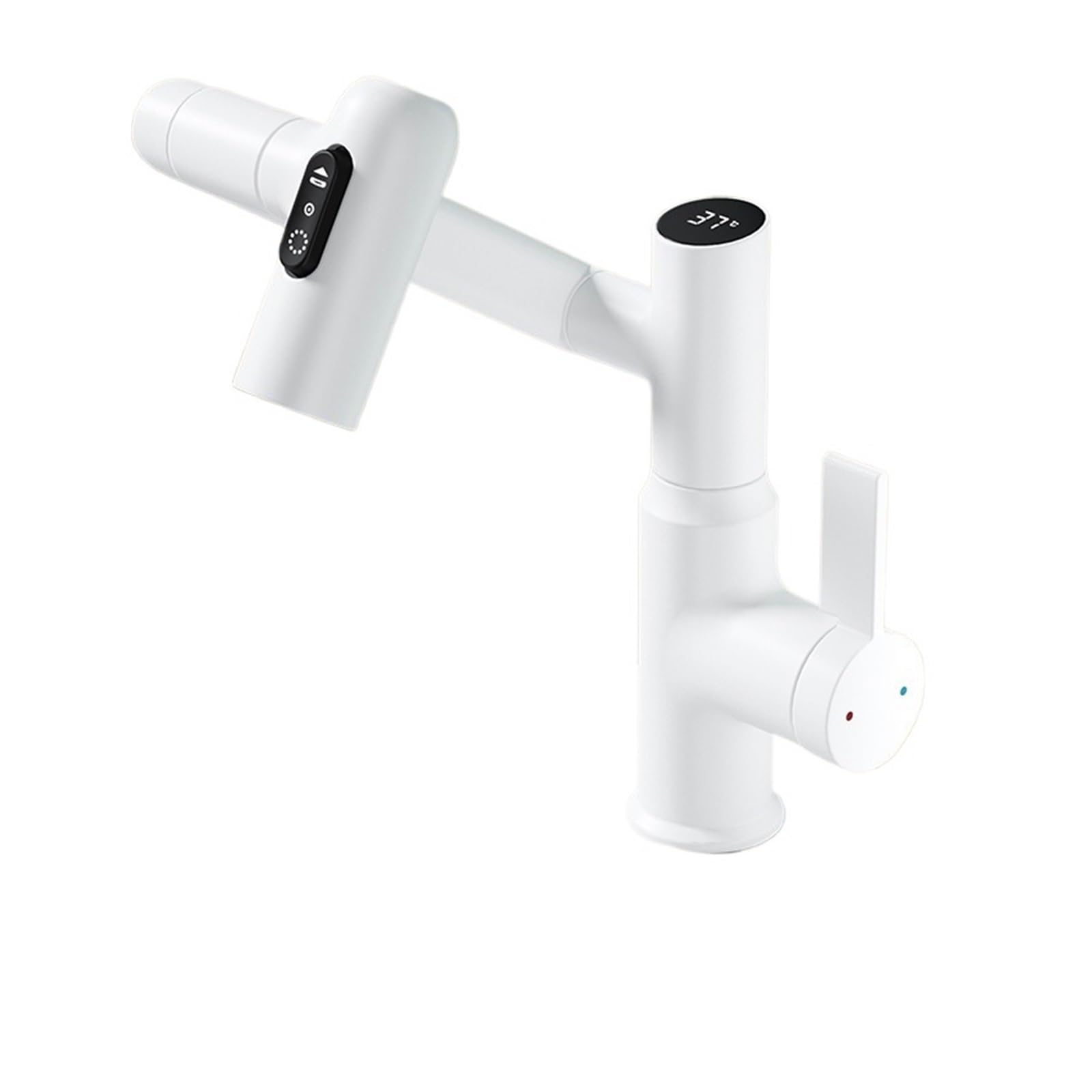 Grifo de lavabo extraíble y giratorio para una limpieza cómoda de la encimera
