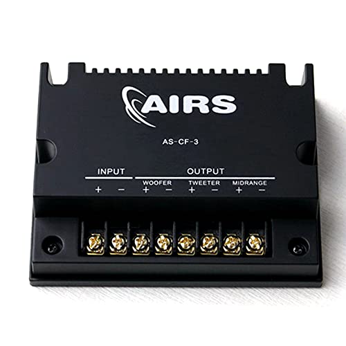 Jolooyo Divisor de tres frecuencias de 3 vías para coche, crossover de alta potencia, alta, media y baja