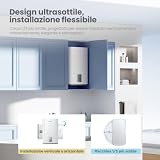 COMFEE' CWH15ED1380EUW Chauff-eau électrique mural 80L, Accumulation sous évier, Compact et facile à installer, Contrôle vocal, Connection Wi-Fi, Contrôle à distance par APP, Blanc - 8