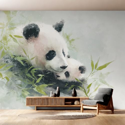 Papier peint panda de qualité supérieure pour décoration murale chic