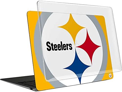 Skinit Case + Skin Compatible with MacBook Air 13in (2020) - Officially Licensed NFL Pittsburgh Steelers Large Logo Design