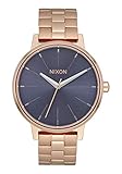 kensington lock vorrichtung Wasserdichtigkeit: 5 ATM Nixon Unisex Armbanduhr Kensington Rose Gold / Storm