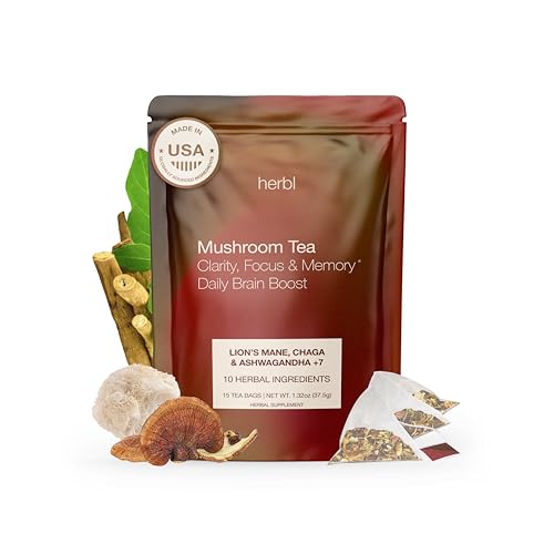 Organic Mushroom Tea with Ashwagandha