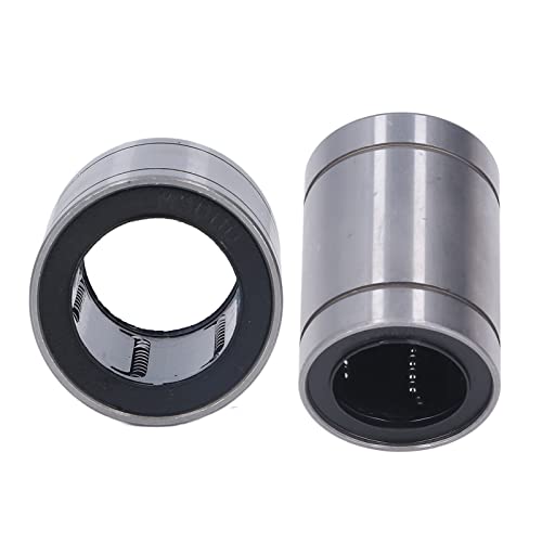 YUMILI 2 Stück Linearlager Kugel 30 mm Bohrung 45 mm Außendurchmesser 64 mm lang für CNC-Maschine LM30UU