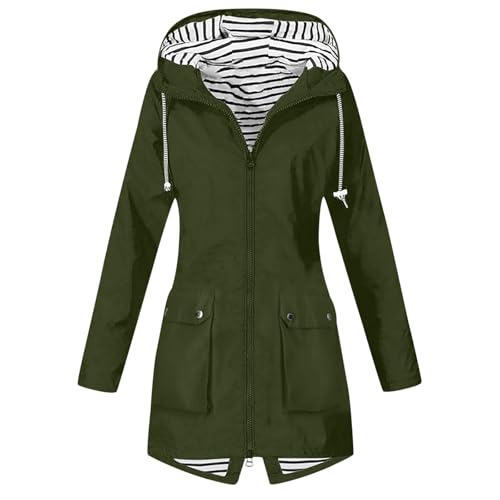 Coats for Women Long Hooded Clothing Zip Up Long Sleeve Jacket Clothes - image 1