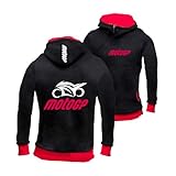 Sudaderas con Capucha Gráficas para Hombre Ropa Deportiva M.o.to.G.P Sudadera De Manga Larga Abrigos Media Cremallera Y Bolsillos Prendas Vestir-HeiHongSe||XX_l