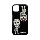 BY MEXICO Carcasa- Funda de Silicona para celular IPhone 11 Pro Calaveras