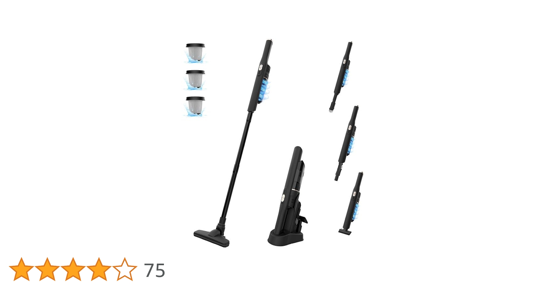 Amazon.co.jp: 掃除機 コードレス 【30Kpa強力吸引&超軽量】V7